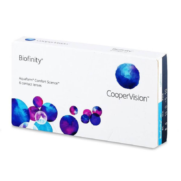 Εικόνα για Cooper Vision  Biofinity Φακοί Μυωπίας Μηνιαίοι 6τμχ