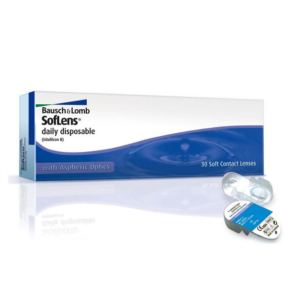 Εικόνα για Bausch & Lomb  Soflens Daily Disposable  Φακοί Μυωπίας  Ημερήσιοι  30τμχ