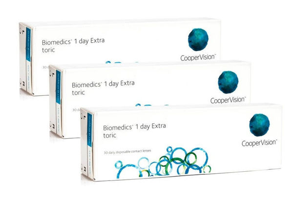 Εικόνα για Cooper Vision Biomedics 1 Day Extra Toric Αστιγματικοί / Μυωπίας Ημερήσιοι 90τμχ